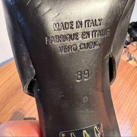 Diesel Black Gold slip in High heel shoe - Picture 8 of 8